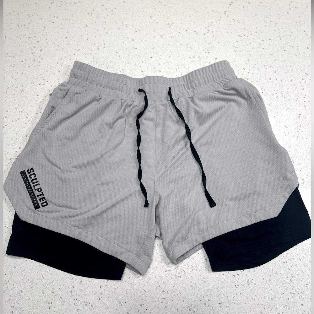 SCULPTED Platho Shorts 2.0 Gray/Black